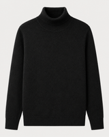 ZHILIFS men's Black crew neck sweater, image 02