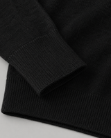 ZHILIFS men's Black crew neck sweater, image 05