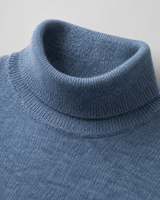 ZHILIFS men's Blue crew neck sweater, image 04