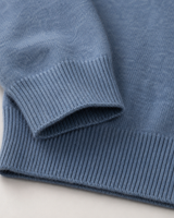 ZHILIFS men's Blue crew neck sweater, image 05