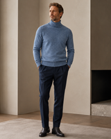 ZHILIFS men's Blue crew neck sweater, image 07