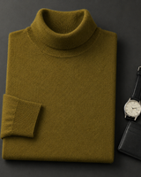 ZHILIFS men's Brown crew neck sweater, image 01