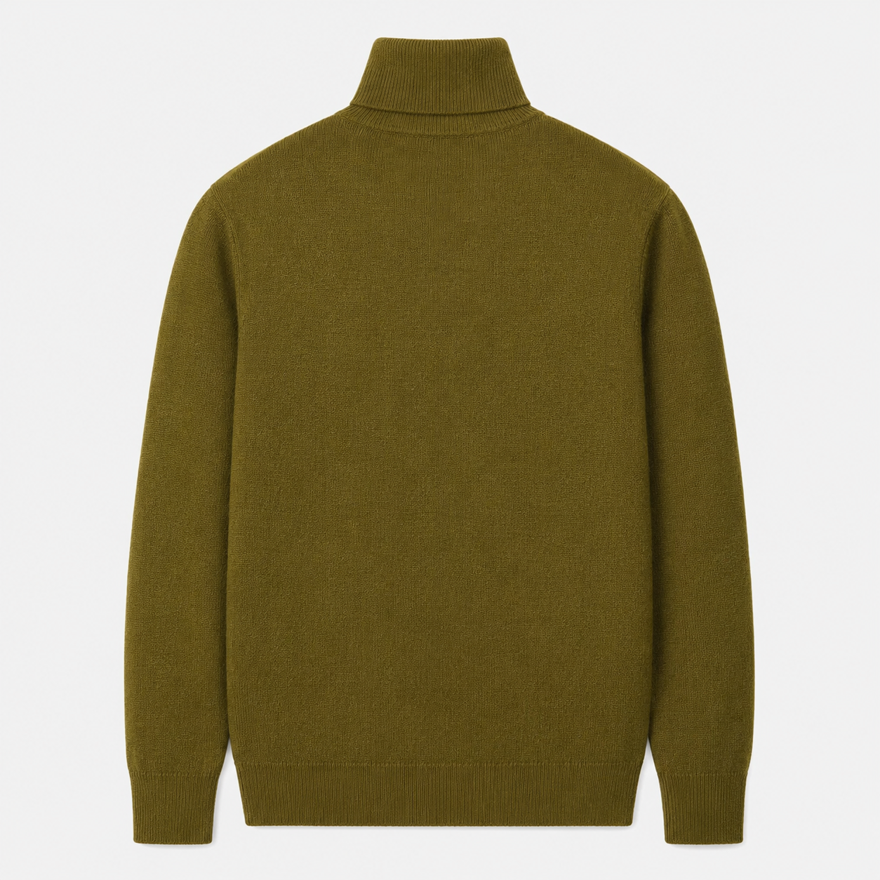 Charcoal Crew Neck Cashmere Sweater — Brown