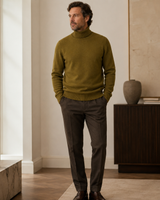 ZHILIFS men's Brown crew neck sweater, image 07