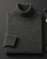 ZHILIFS men's Dark grey crew neck sweater, image 01