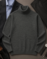 ZHILIFS men's Dark grey crew neck sweater, image 06