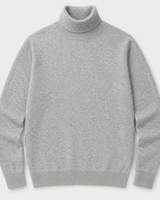 ZHILIFS men's Light grey crew neck sweater, image 02