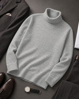 ZHILIFS men's Light grey crew neck sweater, image 06