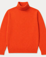 ZHILIFS men's Orange crew neck sweater, image 02