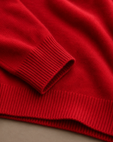 ZHILIFS men's Red crew neck sweater, image 05