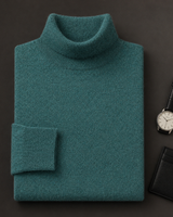 ZHILIFS men's Turquoise crew neck sweater, image 01