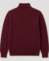 ZHILIFS men's Wine red crew neck sweater, image 03