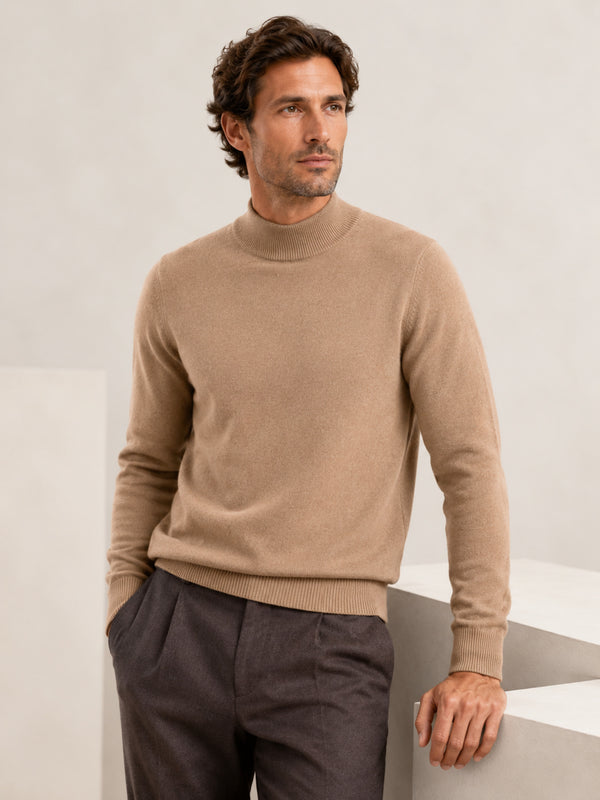 Mock Neck Pullover Sweater