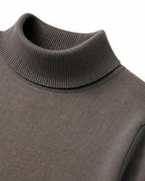 Mock Neck Cashmere Pullover Sweater