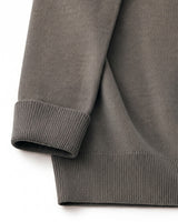 Mock Neck Cashmere Pullover Sweater