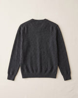 Solid V-Neck Cashmere Pullover Sweater