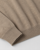 ZHILIFS men's Camel crew neck sweater, image 05