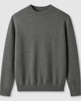 ZHILIFS men's Dark grey crew neck sweater, image 02