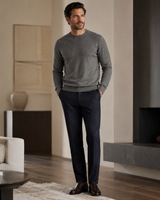 ZHILIFS men's Dark grey crew neck sweater, image 07