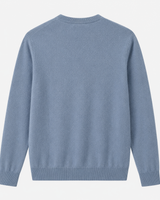 ZHILIFS men's Ice Blue crew neck sweater, image 03