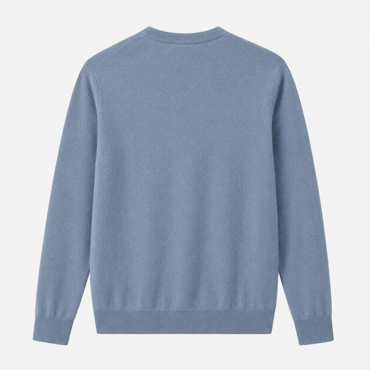 Essential Crew Neck Cashmere Sweater — Ice Blue