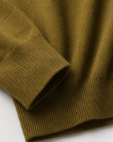 ZHILIFS men's Olive crew neck sweater, image 05