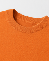 ZHILIFS men's Orange crew neck sweater, image 04