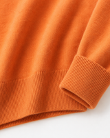 ZHILIFS men's Orange crew neck sweater, image 05