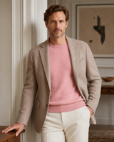ZHILIFS men's Pink crew neck sweater, image 08