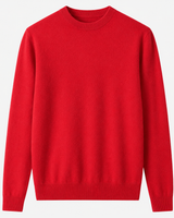 ZHILIFS men's Red crew neck sweater, image 02