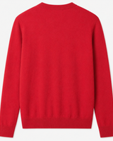 ZHILIFS men's Red crew neck sweater, image 03