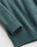 ZHILIFS men's Turquoise crew neck sweater, image 05