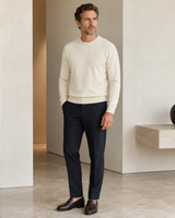 ZHILIFS men's White crew neck sweater, image 07