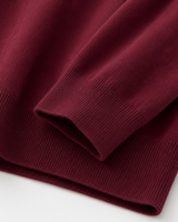 ZHILIFS men's Wine red crew neck sweater, image 05