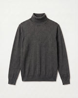 Lightweight Turtleneck Wool Sweater — Dark grey