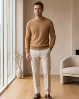 Lightweight Crew Neck Wool Sweater