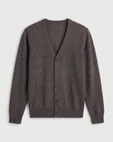 Classic Crew Neck Wool Sweater — Dark grey