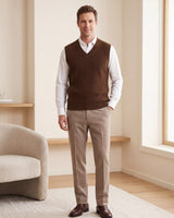 Sleeveless V-Neck Vest