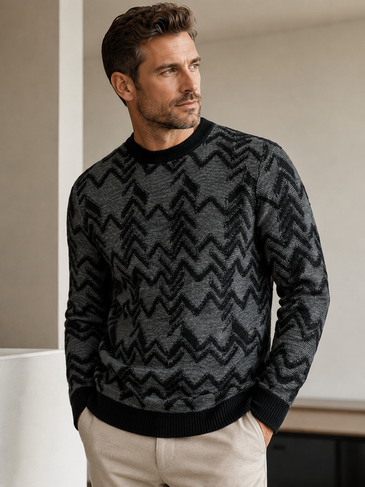 Diamond Knit Crew Neck Sweater candidate collection image
