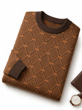 Maglione a maglia righe