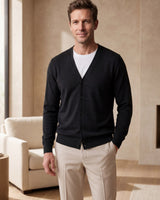 V-Neck Knit Cardigan