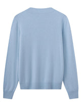 Women's Ribbed Mock Neck Sweater — Blue