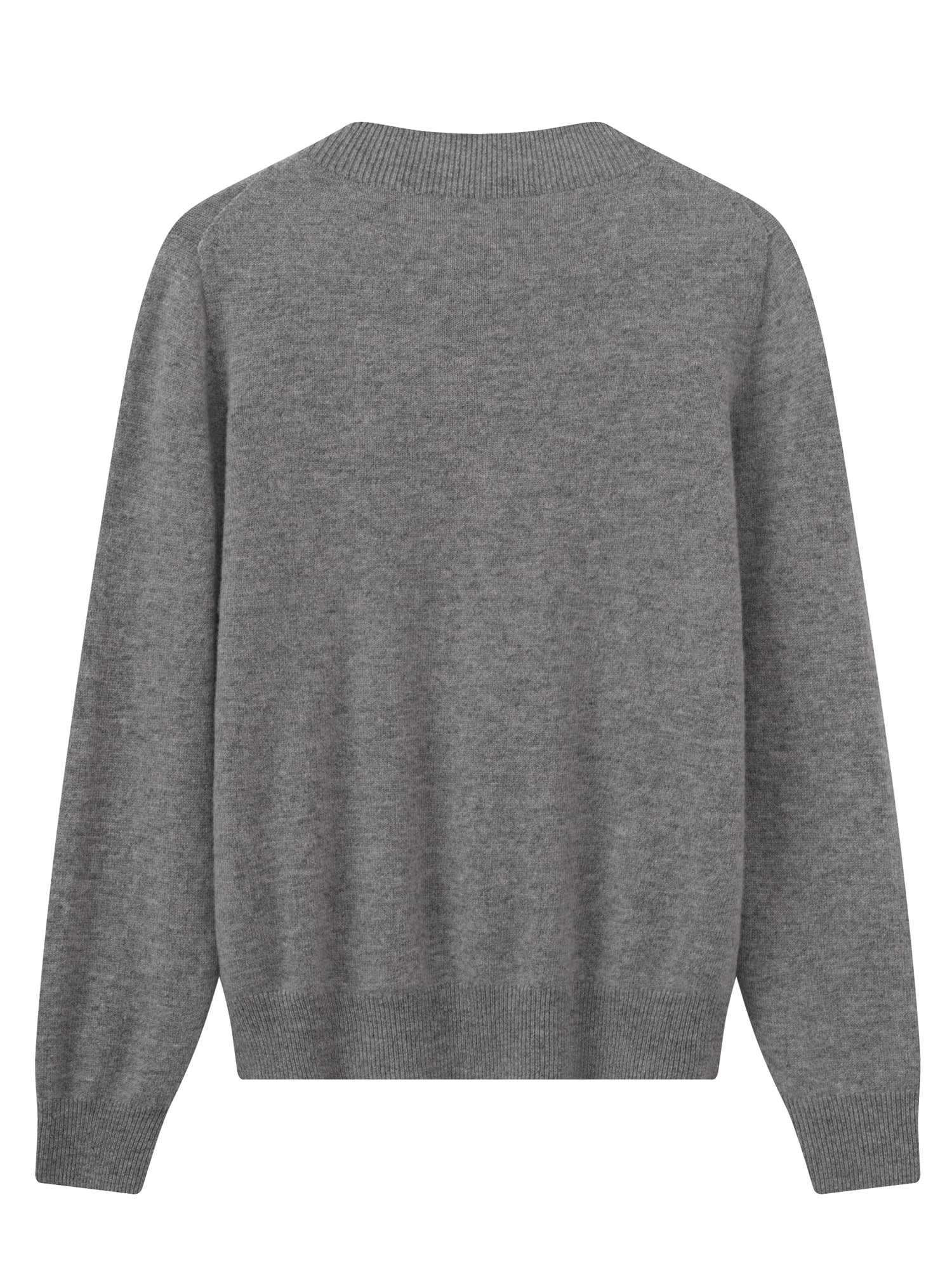 Women's Ribbed Mock Neck Sweater — Grey