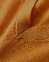 Women's V-Neck Wool Sweater — Brown