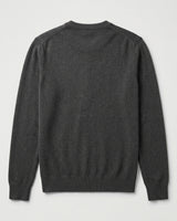 Essential Crew Neck Cashmere Sweater — Dark grey