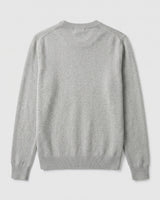 Essential Crew Neck Cashmere Sweater — Light grey