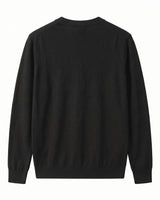 V-Neck Button Cardigan — Black