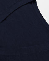 V-Neck Knit Cardigan — Navy
