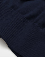 V-Neck Knit Cardigan — Navy