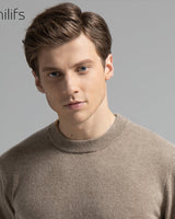 ZHILIFS men's soft knit crew neck pullover product view